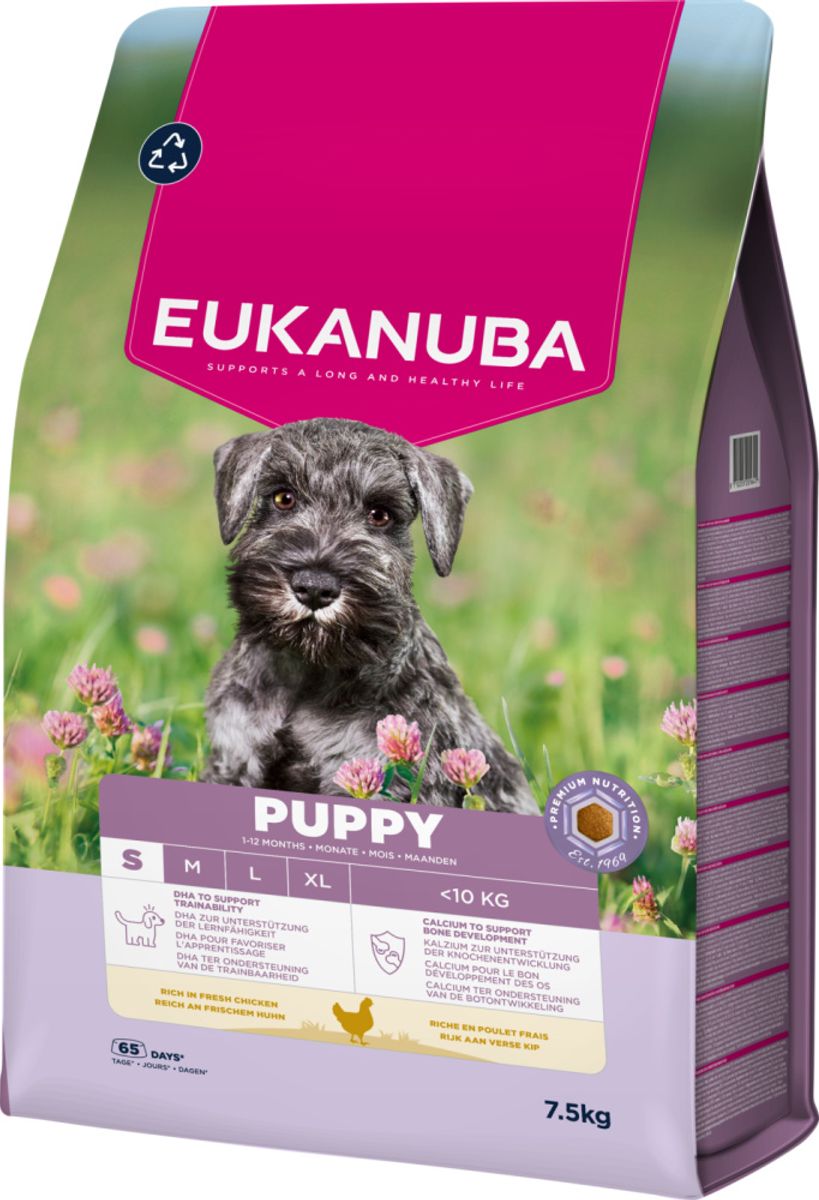 Eukanuba Puppy Small Breed Kylling 7,5kg