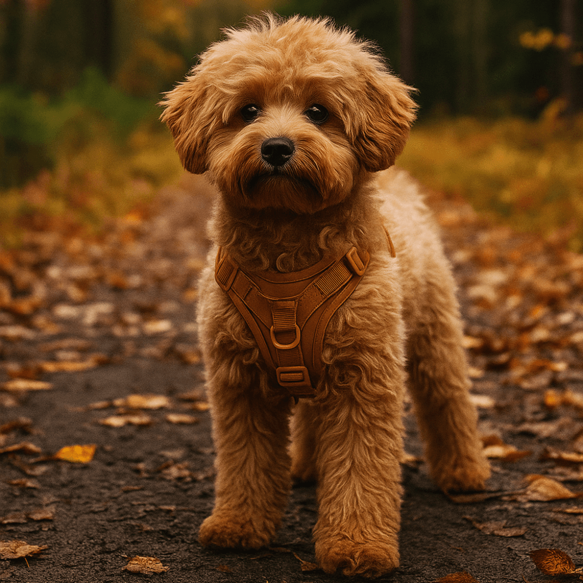 Brun stilig hundesele
