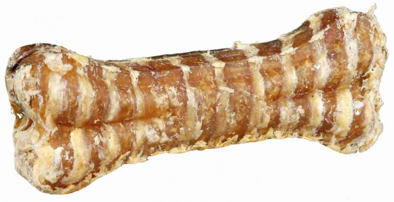 2pk Tyggebein av oksestrupe 10cm