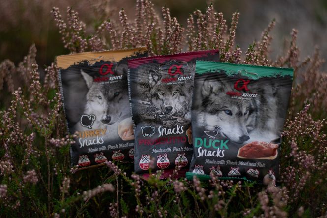 Hovedbilde AlphaSpirit and hundesnacks