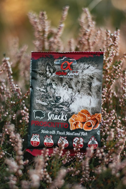 AlphaSpirit prosciutto hundesnacks