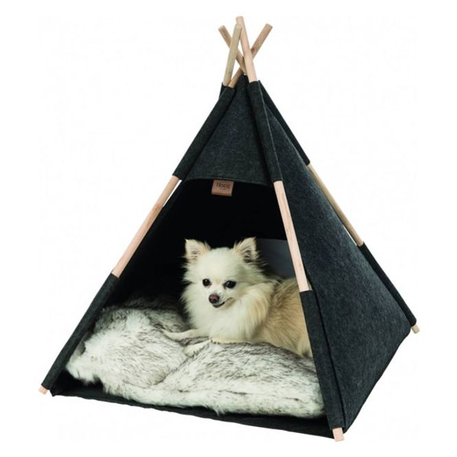 Hovedbilde Trendy tipitelt i filt til hund og katt