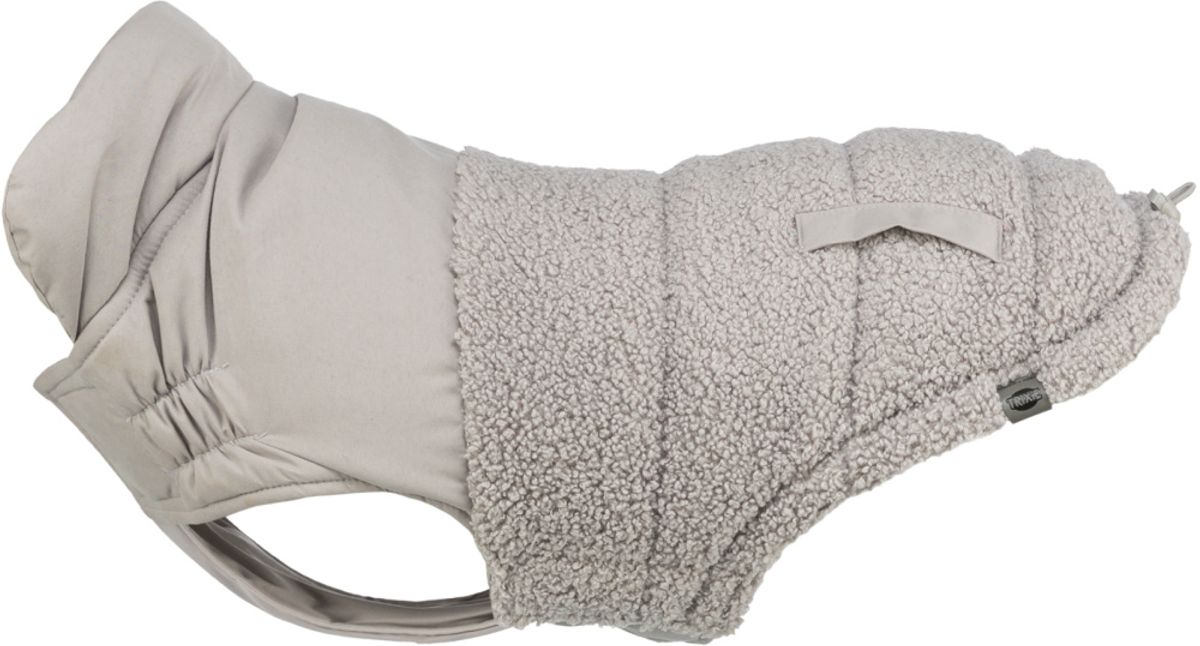 Beige teddy vinterdekken til hund