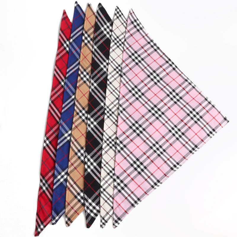 Beige bandana skjerf til hund - Medium