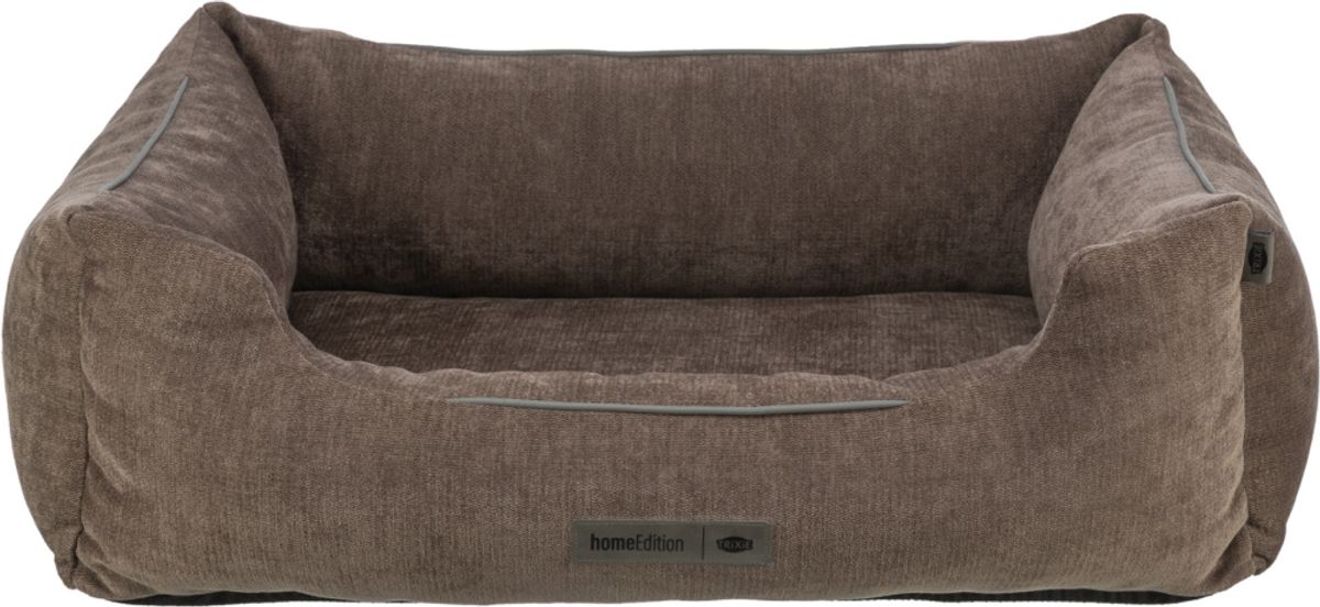 Brun Vital hundeseng i chenille, 3 str