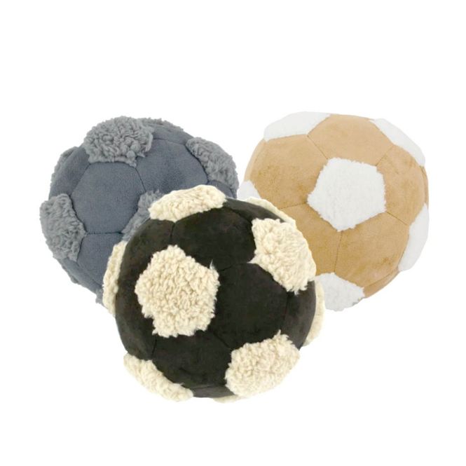 Hovedbilde Stor hundeleke plysj fotball 15cm