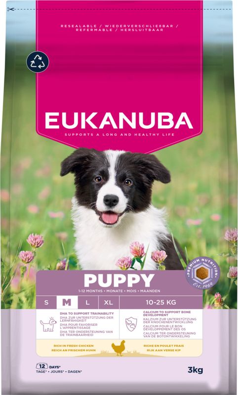 Eukanuba Puppy Medium Breed Kylling 3kg