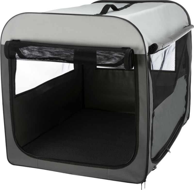 M-L Canvas hunde- og kattebur 95 cm