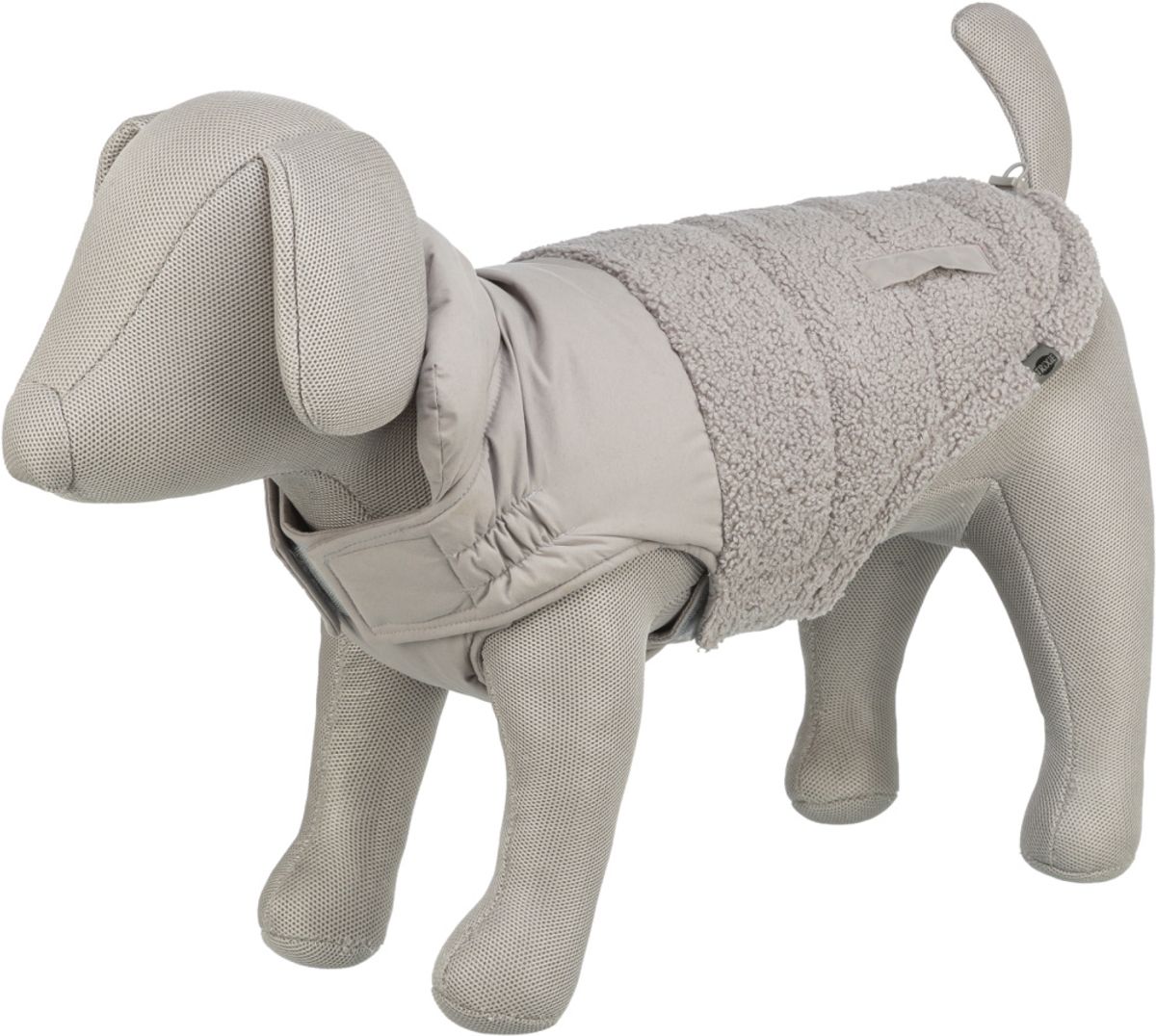 Beige teddy vinterdekken til hund