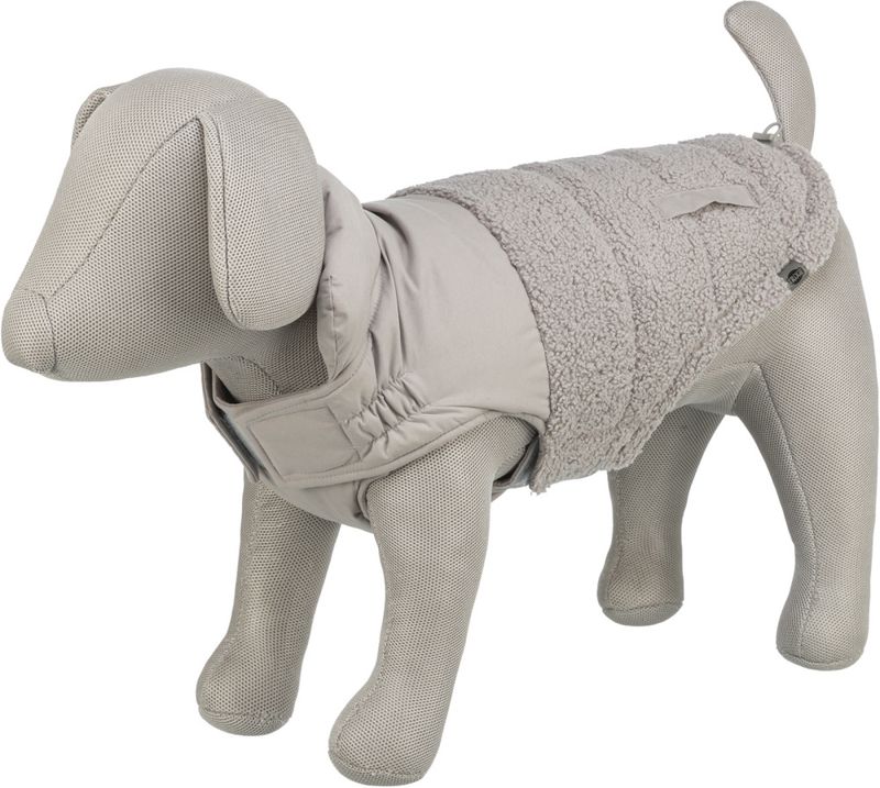 Beige teddy vinterdekken til hund
