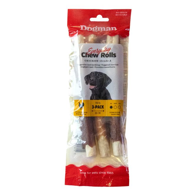 Hovedbilde Tyggepinner Kylling 3pk - Large