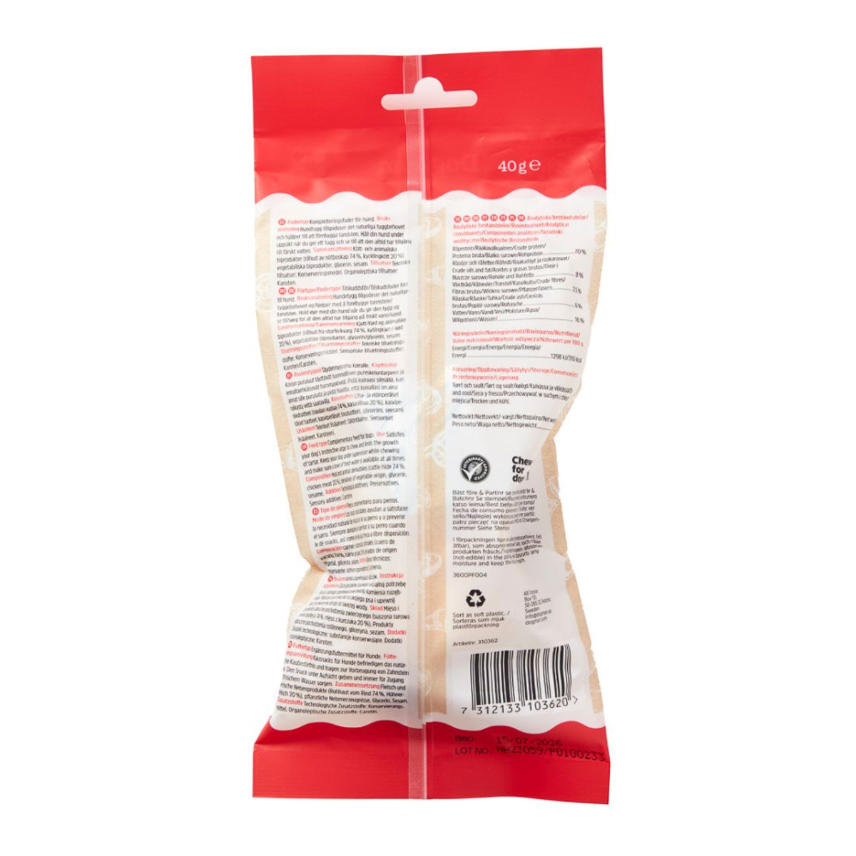 S Tyggebein Croissant med Kylling- Bakery Collection 12,5 cm