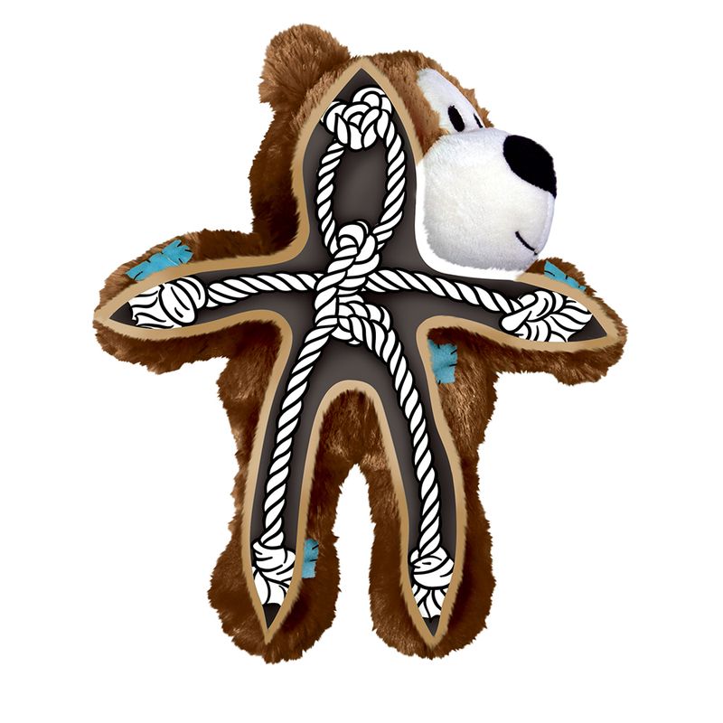 KONG Hundeleke bamse Wild Knots Bear Mix XS 13cm