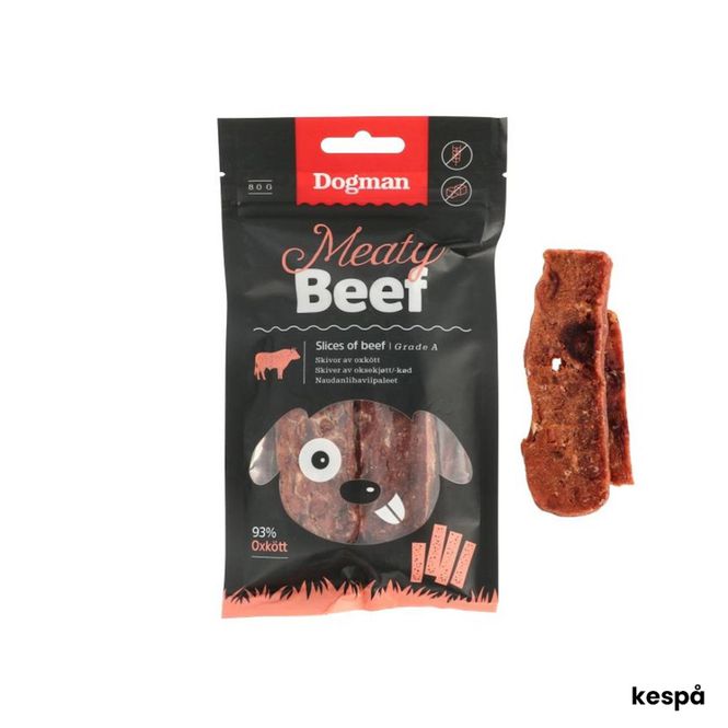 Hovedbilde Beef slices - hundegodbiter med biff