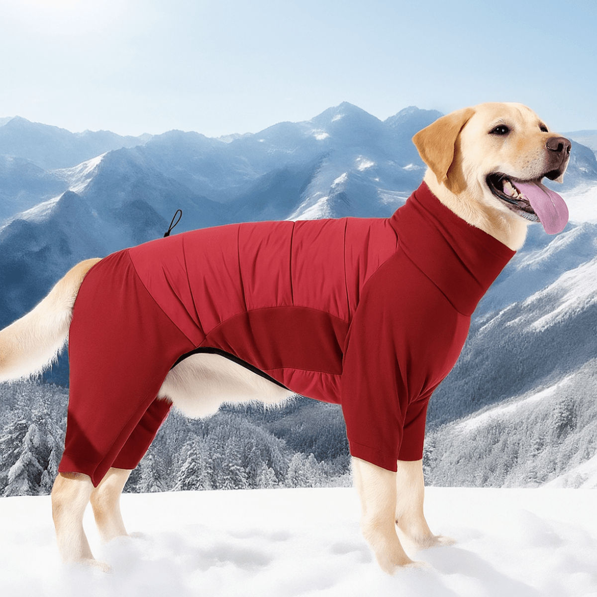 Rød heldress til hund