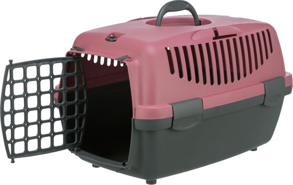 Hovedbilde Grått/Rosa Capri 1 XS transportbur m/beltefeste