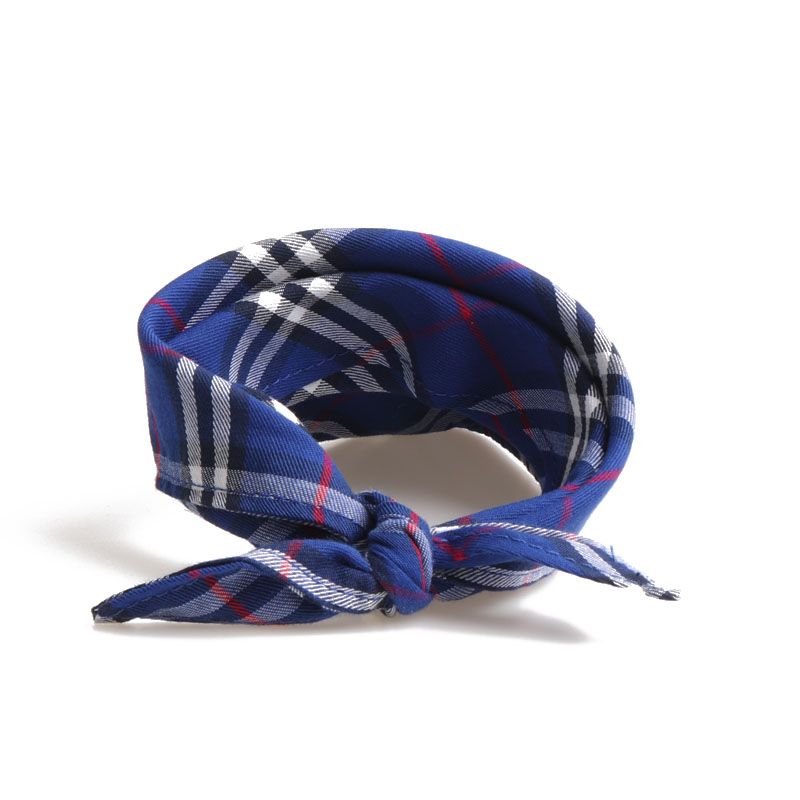 Blått bandana skjerf til hund - Medium