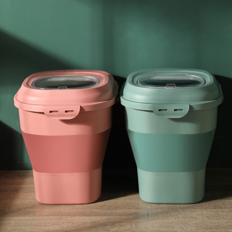 Rosa fôrbeholder - Boks for hundemat og kattemat - Smart oppbevaring