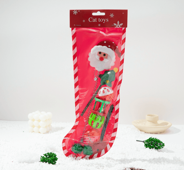Hovedbilde Julestrømpe med katteleker - julegave til katt