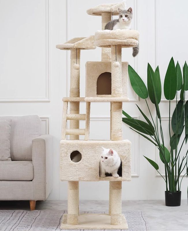 XL Lyst klorestativ til katter, 173cm