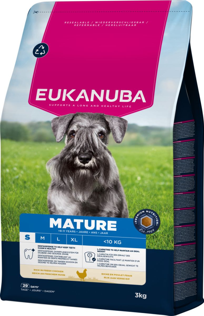 Eukanuba Mature Small Breed kylling 3kg