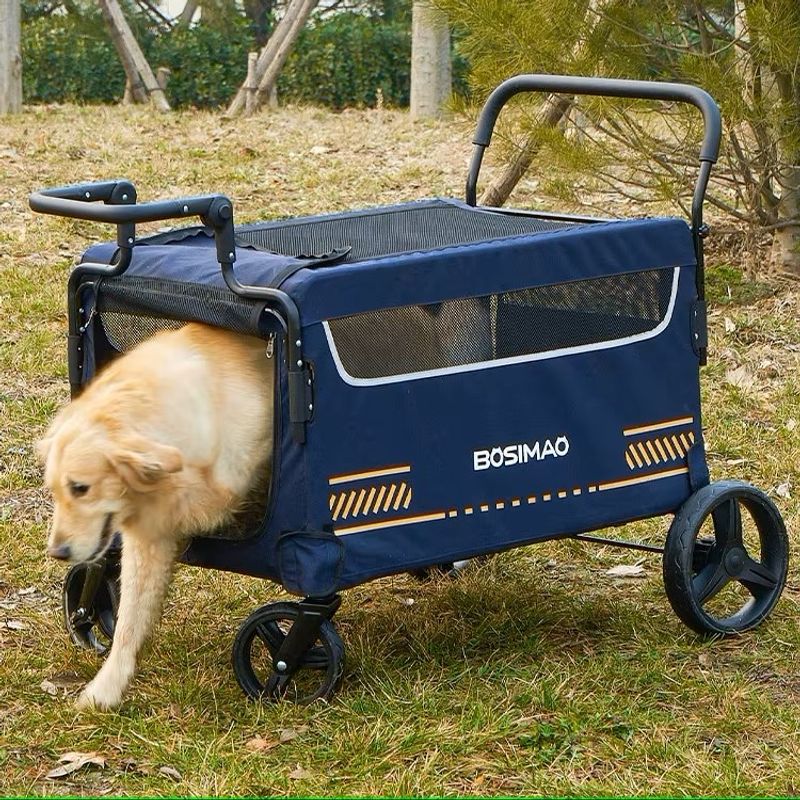 Hundetralle - stor hundevogn. Firehjuling maks 50kg