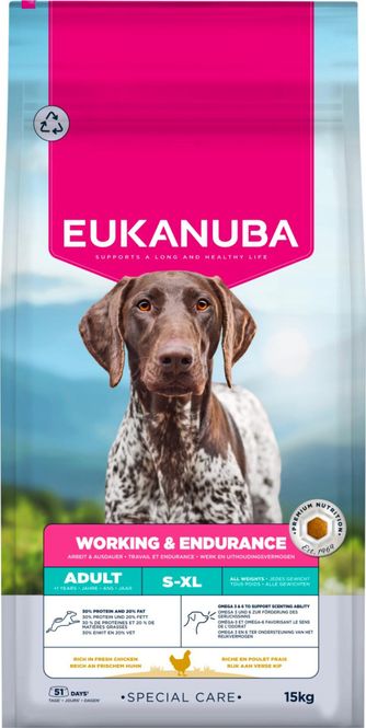 Hovedbilde Eukanuba Adult Working & Endurance 15kg