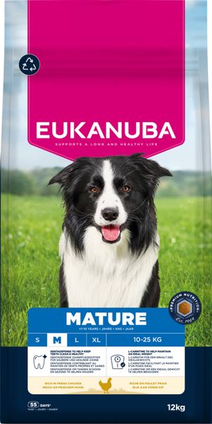Hovedbilde Eukanuba Mature Medium Breed kylling 12kg