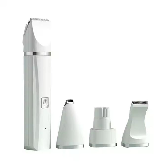 Hovedbilde 4-i-1 Klippemaskin for hund med klotrimmer - USB lader