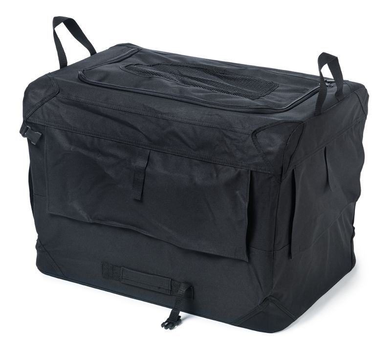  80cm XL Sort canvas hundebur