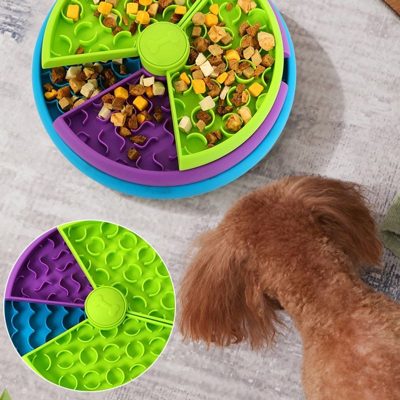 Slikkematte Slow feeder med flere etasjer - til hund