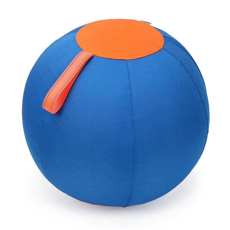 Stor oppblåsbar ball til hund - solid, spretten ball for aktiv lek og trening, Ø: 45 cm