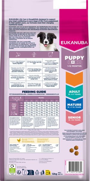 Hovedbilde Eukanuba Puppy Medium Breed kylling 12 kg