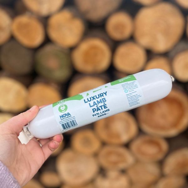 Hovedbilde Premium Lammepaté Hundepølse – Mild, naturlig og rik på næring 400g