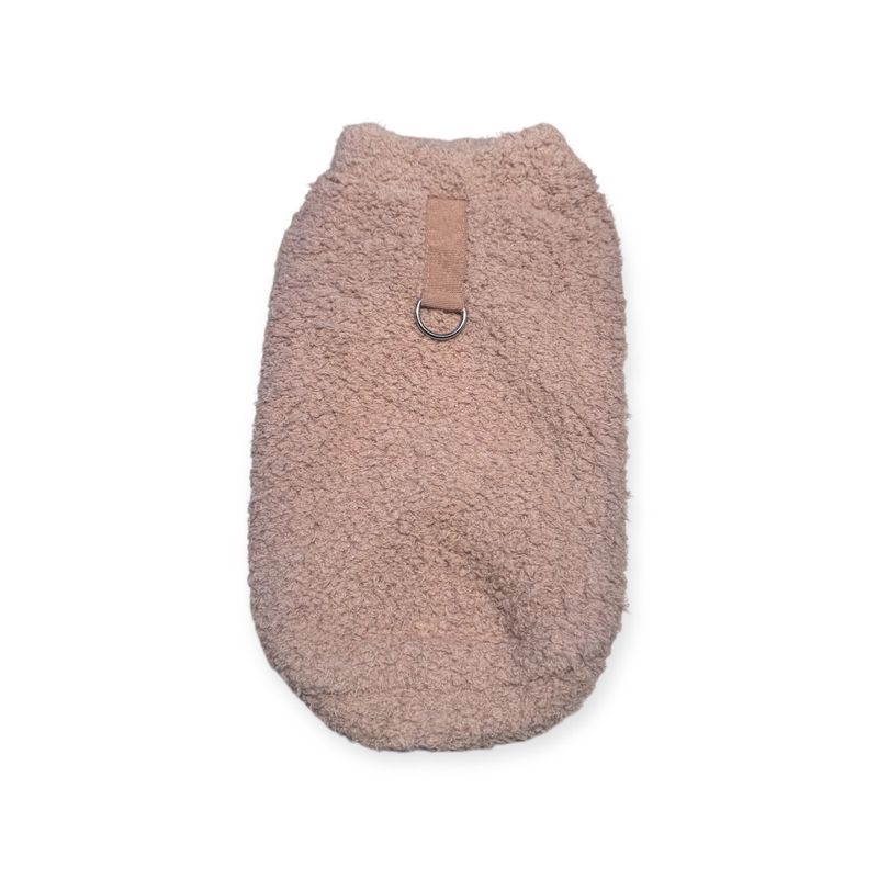 Beige supermyk hundegenser