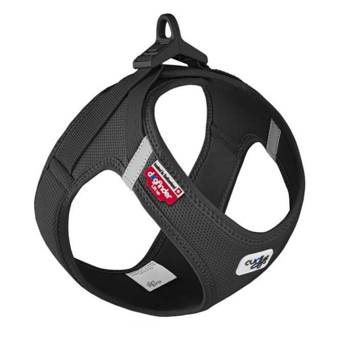Hovedbilde Curli Clasp Air Mesh hundesele - Sort