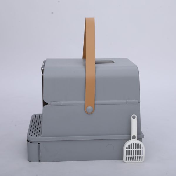 Hovedbilde Grå stilig kattedo med reim