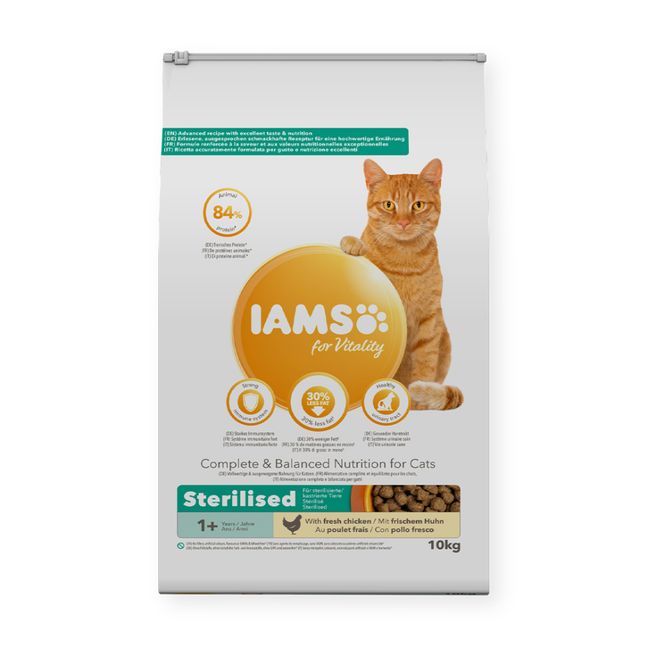 Hovedbilde IAMS CAT Vitality Adult Sterilized 10kg