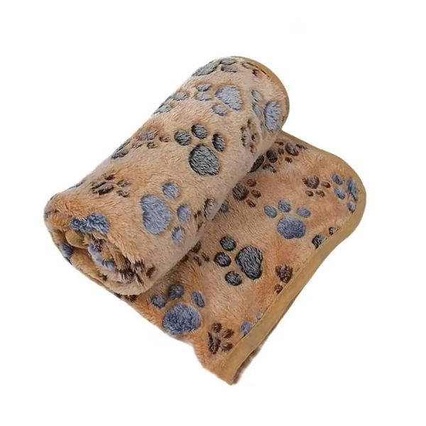 Hovedbilde Coffee hundeteppe med potemønster 50x75cm