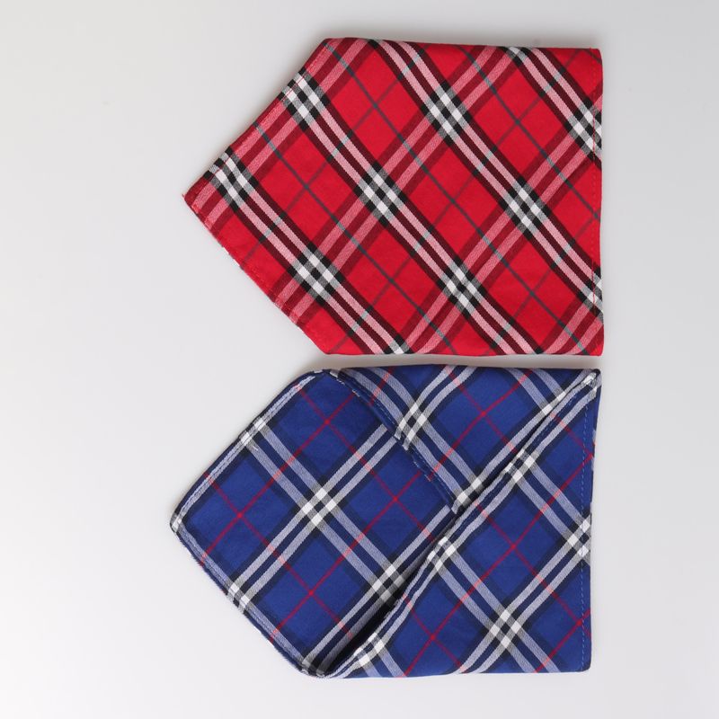Rødt bandana skjerf til hund - Medium