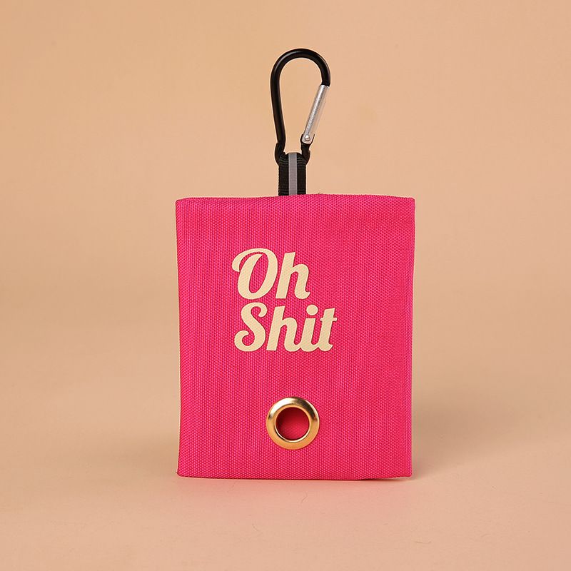 Knall Rosa hundeposeholder - Oh Shit