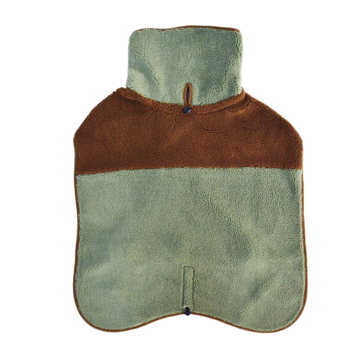 Mykt fleecedekken til hund Brun/Grønt