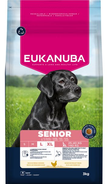 Hovedbilde Eukanuba Senior Large Breed Kylling 3kg