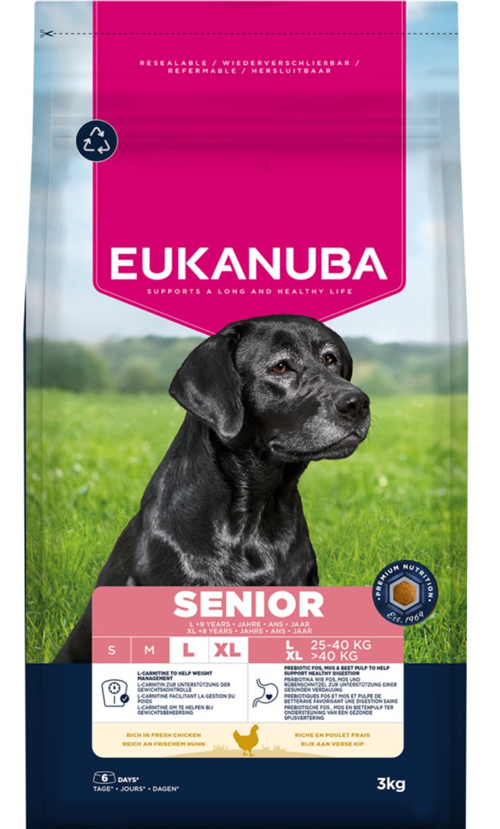 Eukanuba Senior Large Breed Kylling 3kg