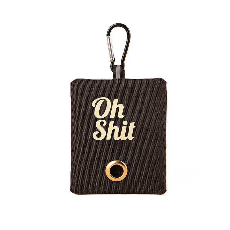 Sort hundeposeholder - Oh Shit