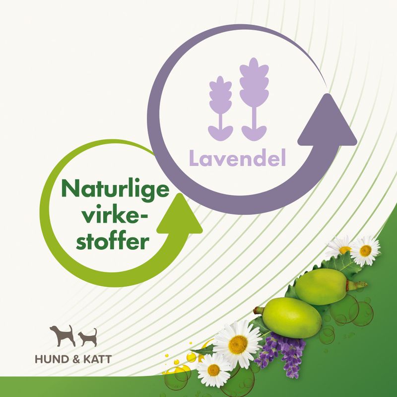Bio flått- og loppemiddel - håndskum til hund og katt