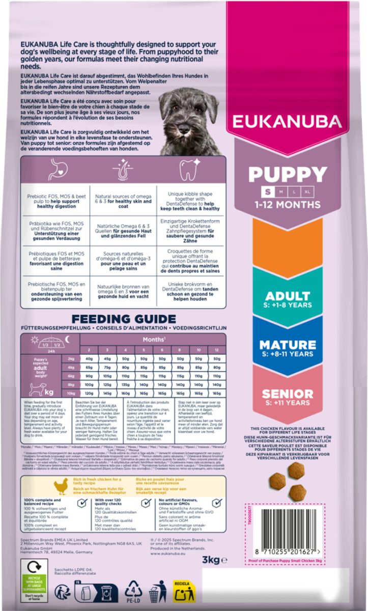 Eukanuba Puppy Small Breed Kylling 3kg