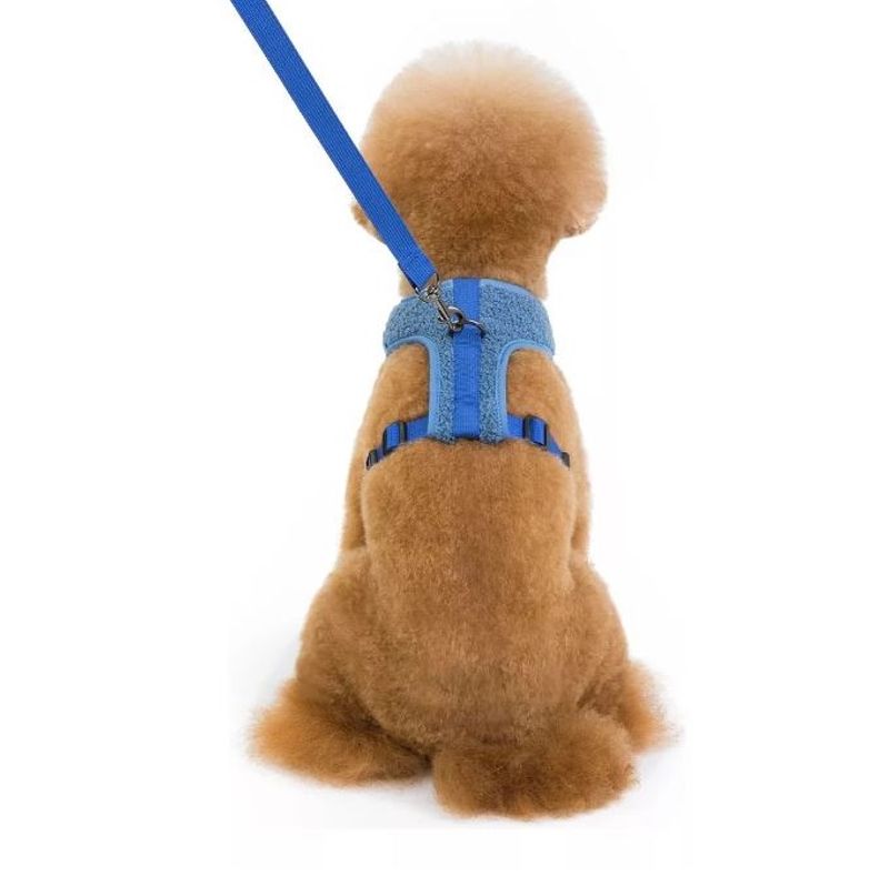Blå Teddy hunde- og kattesele